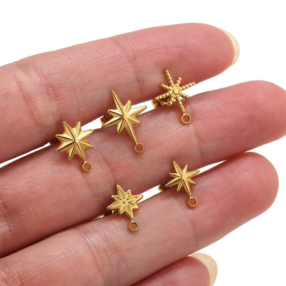 Jewelry Making Techniques - 6 Peças de Brincos de Estrela
