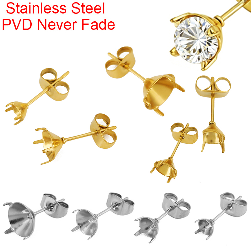 Jewelry Making With Stones - 20 peças de Bases para Brincos