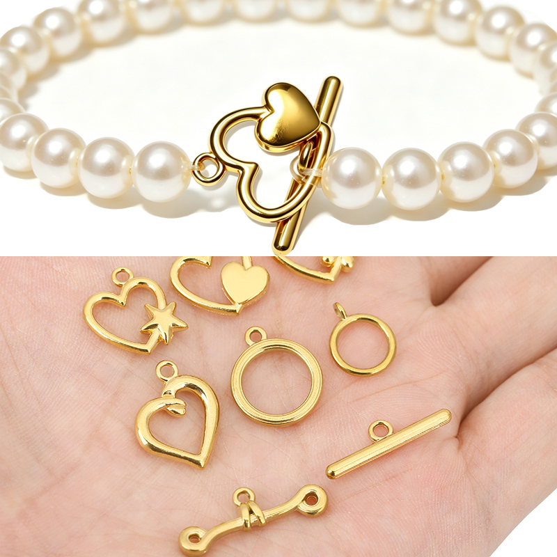 Jewelry Making Pins - 5 conjuntos de fechos OT de