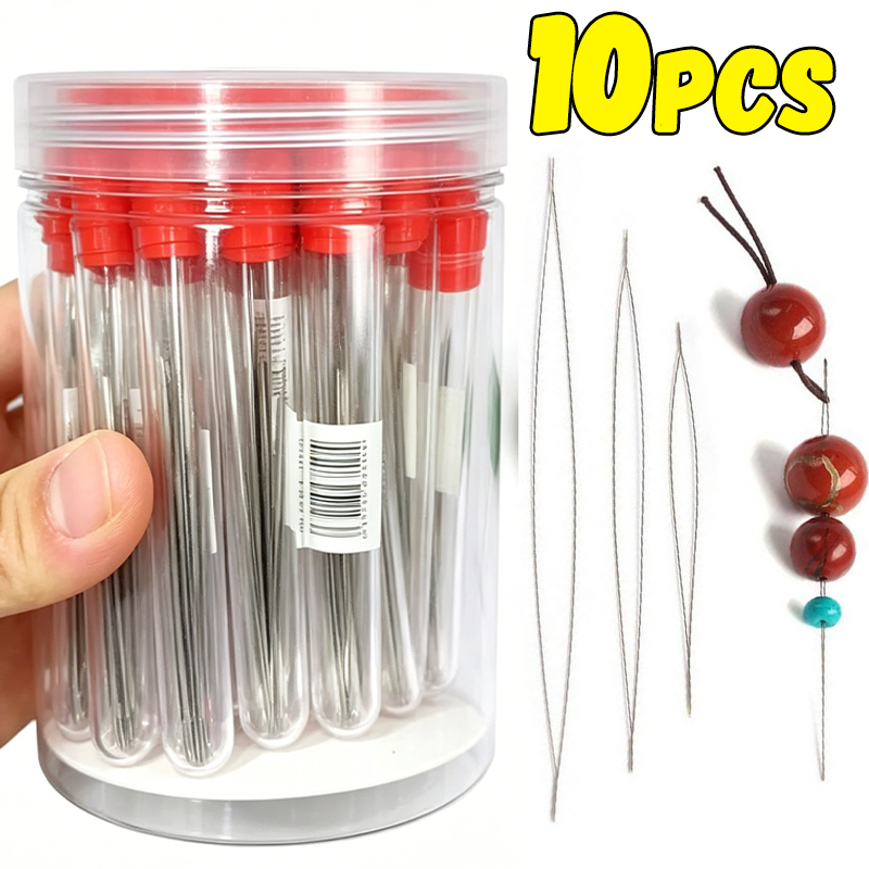 Jewelry Making Techniques - 1-10 peças Agulhas para Miçangas e