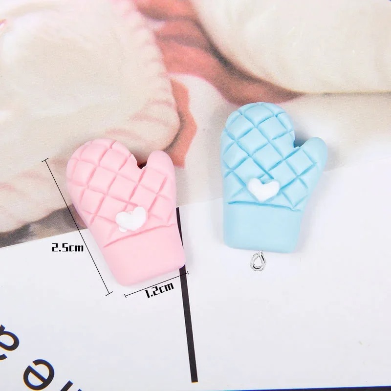 10 Peças de Pingentes de Resin - Jewelry Making Gloves avaliação e preço
