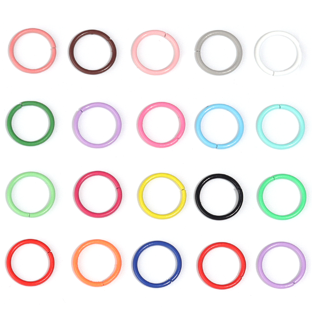 Anel dividido de ferro 50 peça - Jewelry Making Jump Rings avaliação e preço