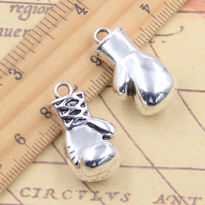 3D Boxing Glove Fist Charms, p - Jewelry Making Gloves avaliação e preço