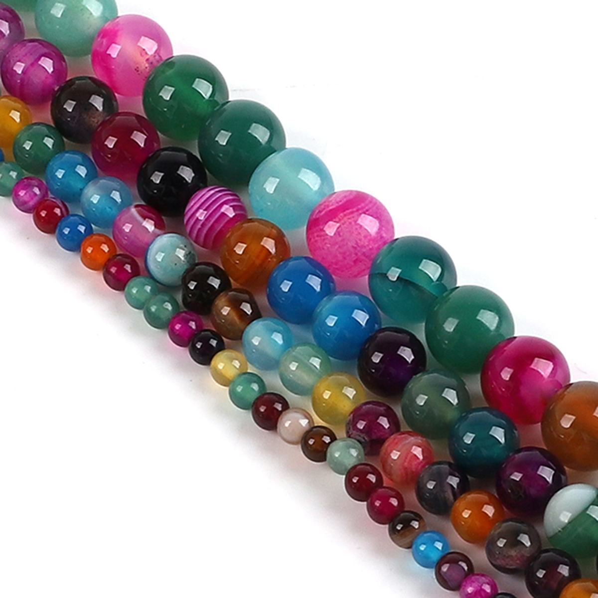 Contas de pedra de ágata natur - Jewelry Making With Stones avaliação e preço