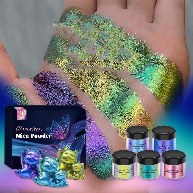 Camaleão Mica Pó para Nail Art - Jewelry Making Techniques avaliação e preço