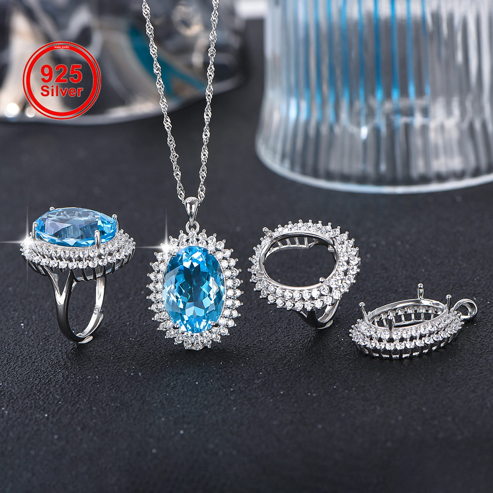 13x18mm s925 anel de prata est - Jewelry Making With Stones avaliação e preço