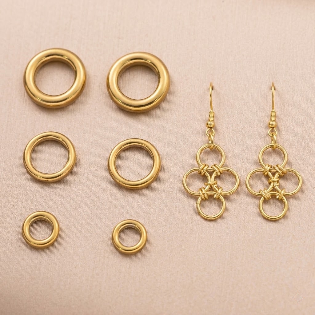 20 peças de argolas redondas f - Jewelry Making Jump Rings avaliação e preço