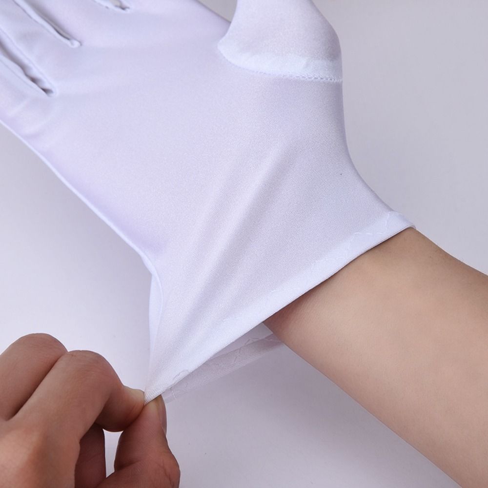 Luvas de algodão branco macio  - Jewelry Making Gloves avaliação e preço