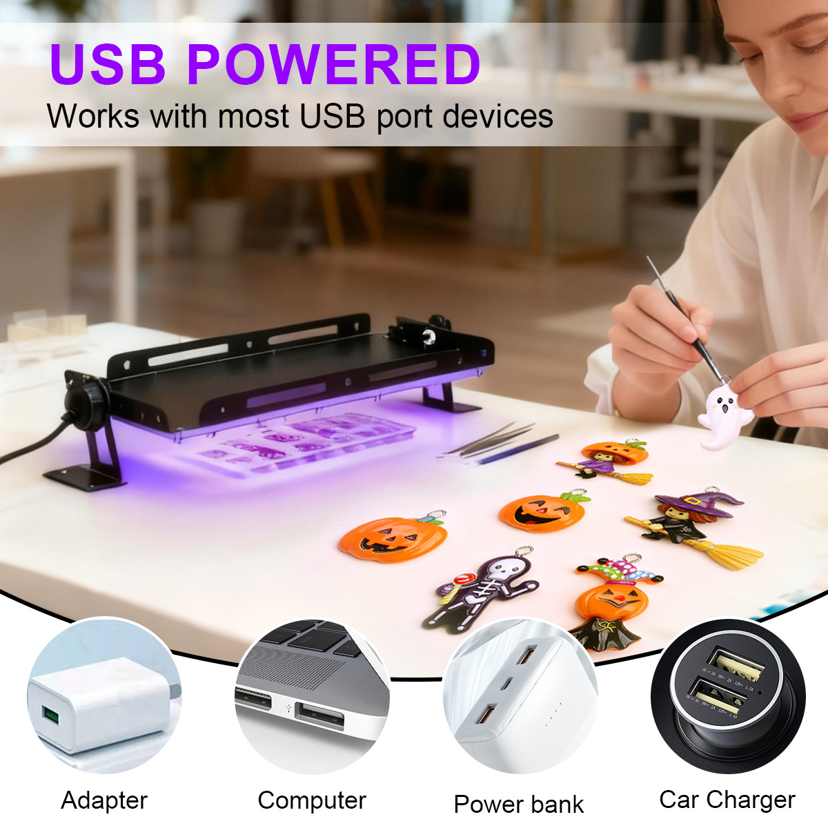 Luz de Curação UV LED Portátil - Jewelry Making Dc avaliação e preço