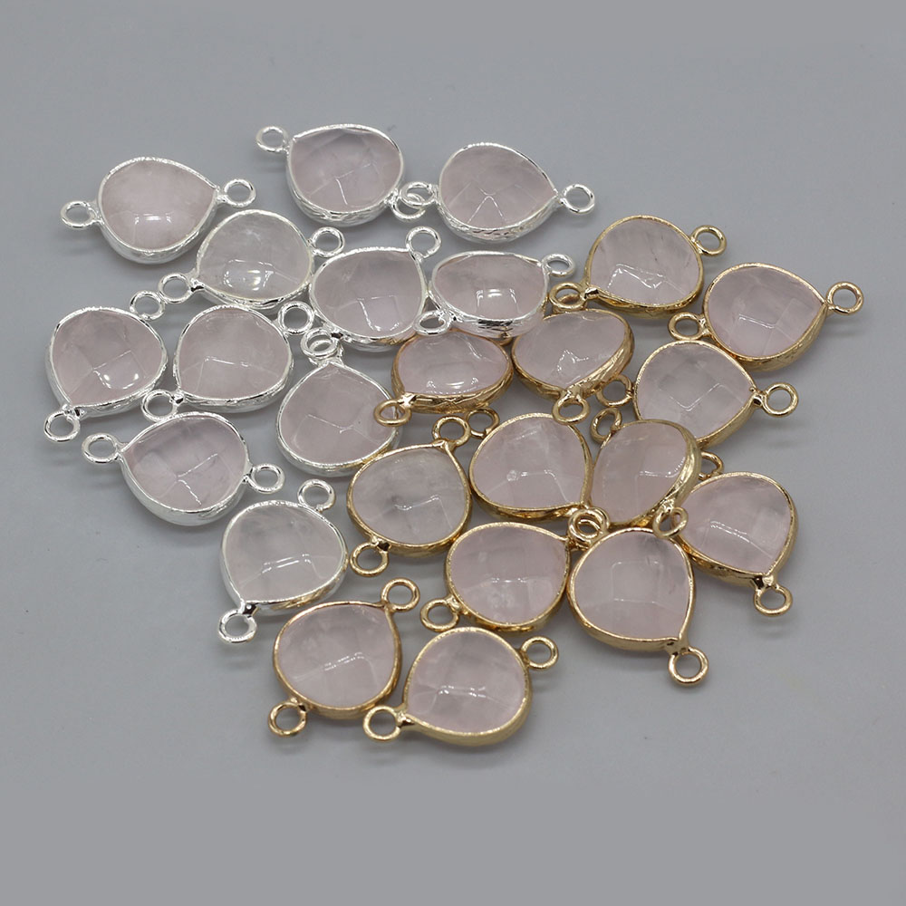 2 pçs conectores de pedra natu - Jewelry Making With Stones avaliação e preço
