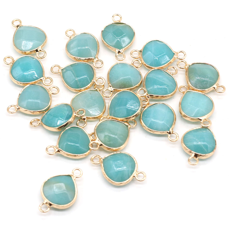 2 pçs conectores de pedra natu - Jewelry Making With Stones avaliação e preço