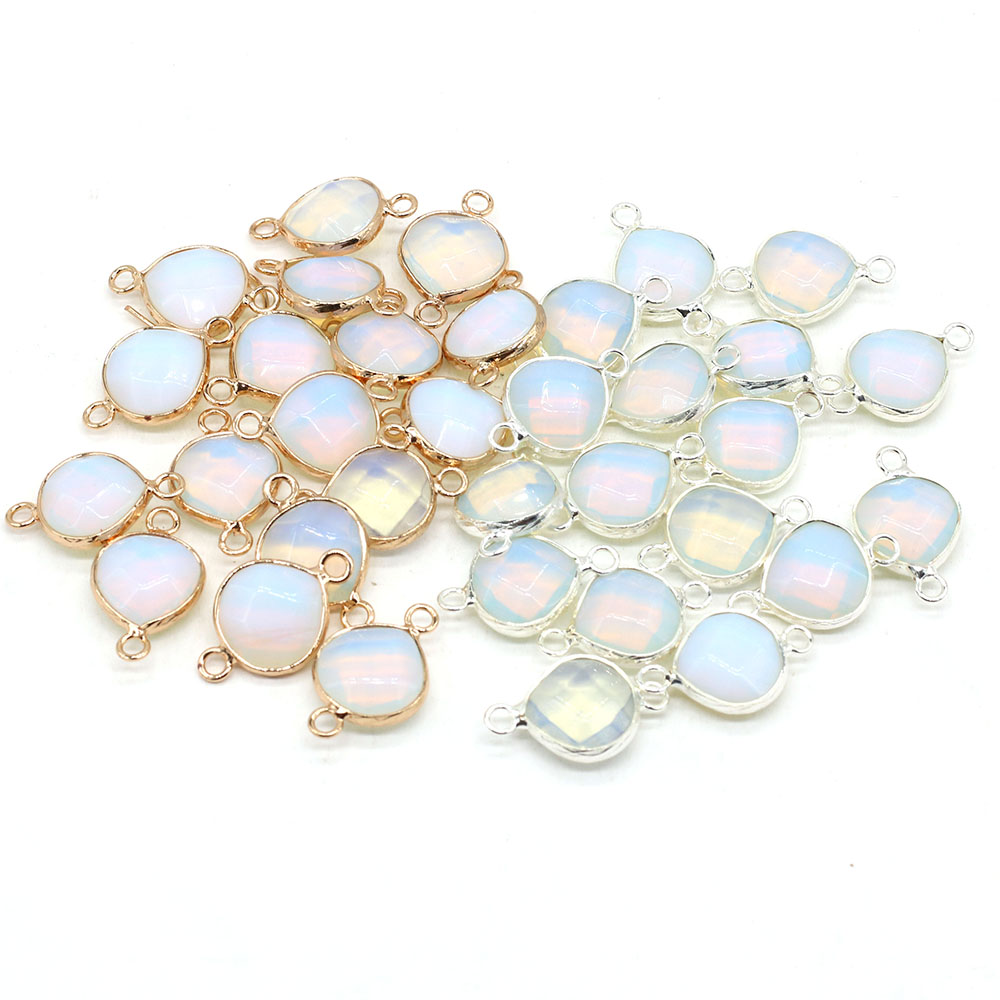 2 pçs conectores de pedra natu - Jewelry Making With Stones avaliação e preço