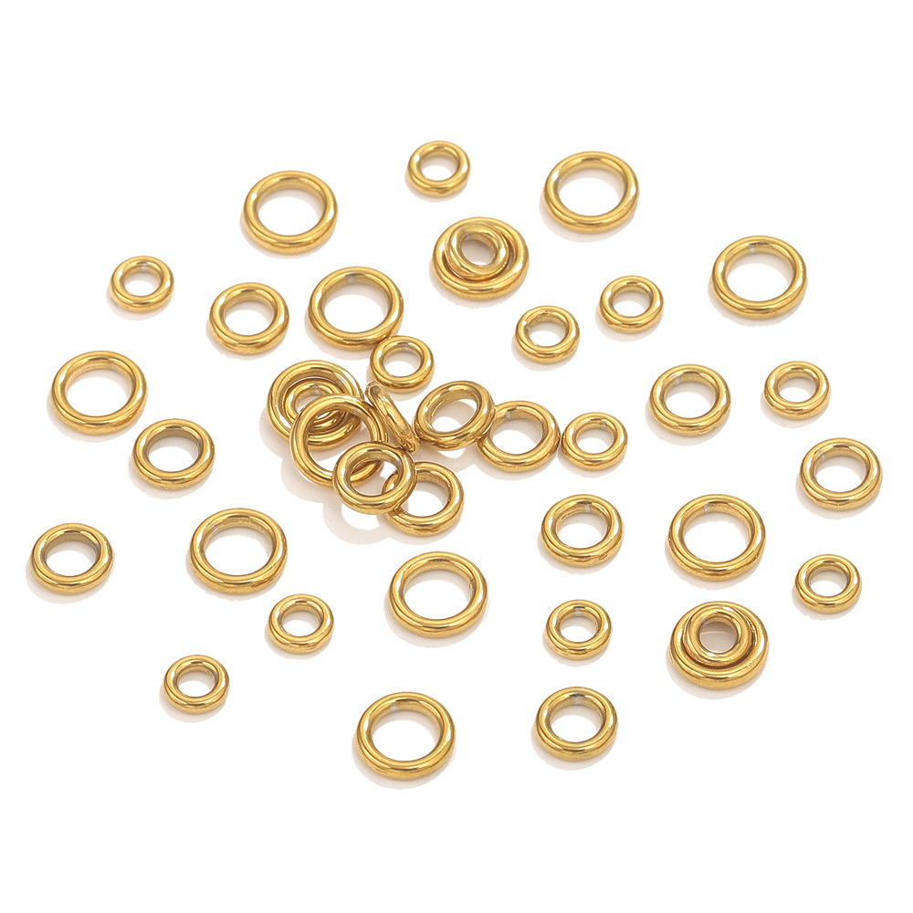 Anel o de aço inoxidável 50 pe - Jewelry Making Jump Rings avaliação e preço
