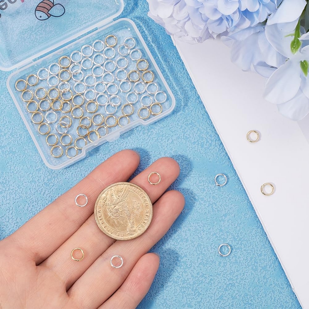 1 caixa 80 peças anel de salto - Jewelry Making Jump Rings avaliação e preço