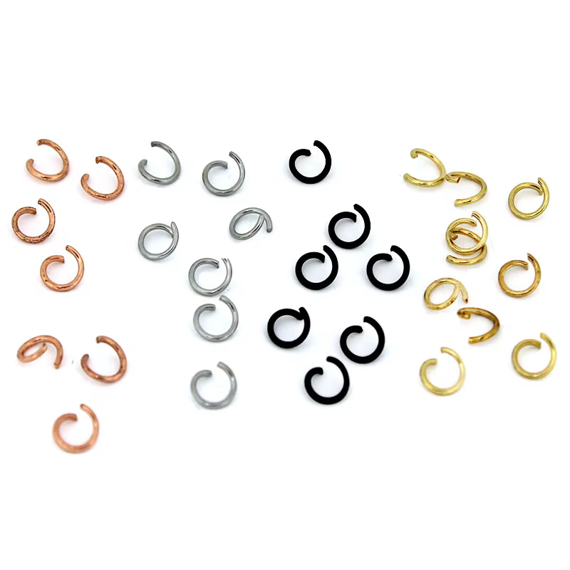 200 peças 4/5mm de aço inoxidá - Jewelry Making Jump Rings avaliação e preço