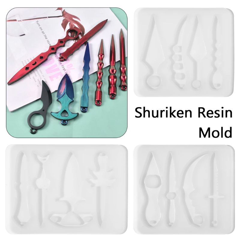 Molde de Silicone Shuriken Nin - Jewelry Making Techniques avaliação e preço