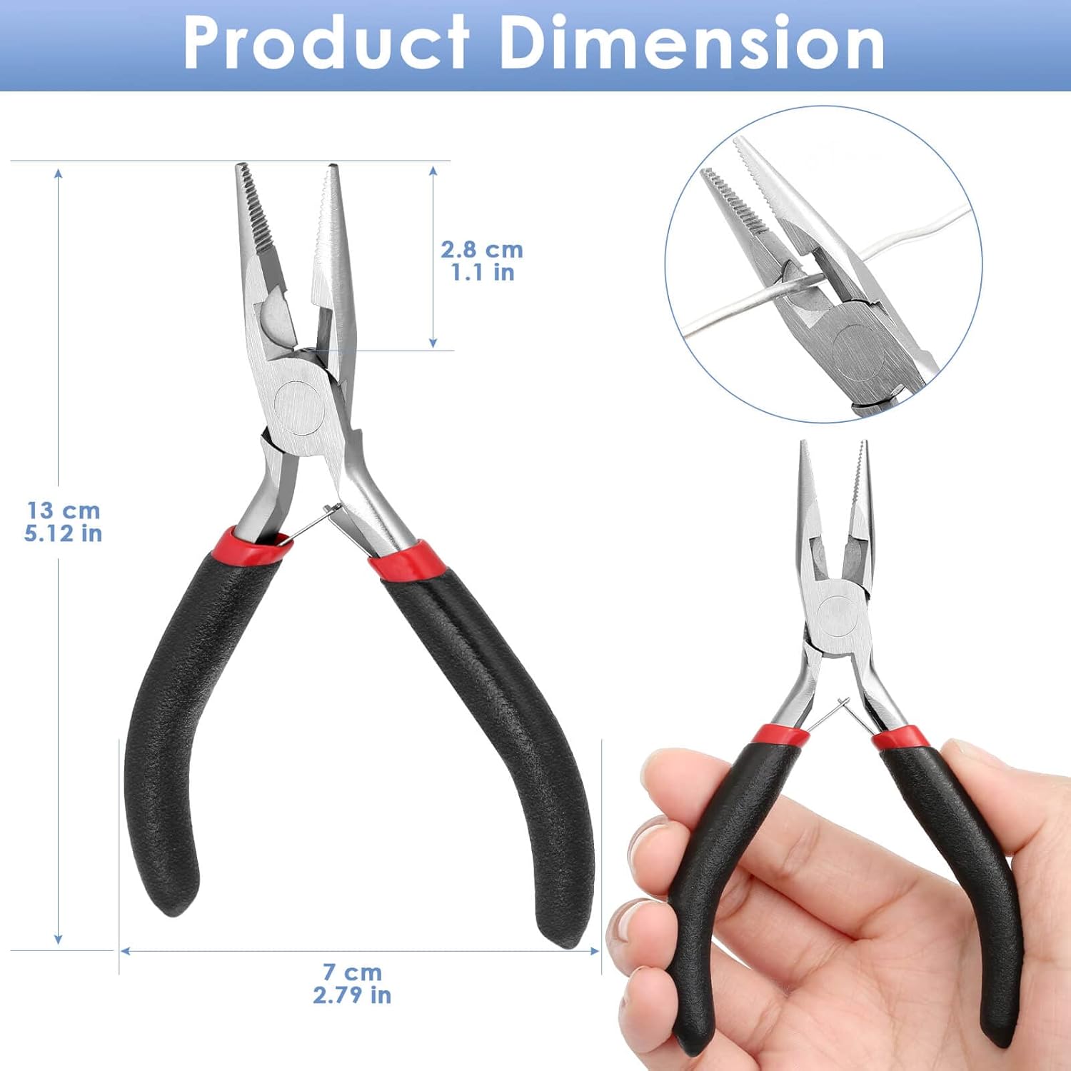 Alicate de bico fino para fabr - Jewelry Making Needle Nose Pliers avaliação e preço